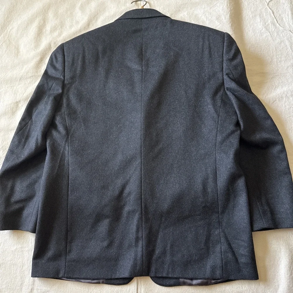 Pronto Uomo Couture 100% Cashmere Blazer Black 44 Short Luxury Coat